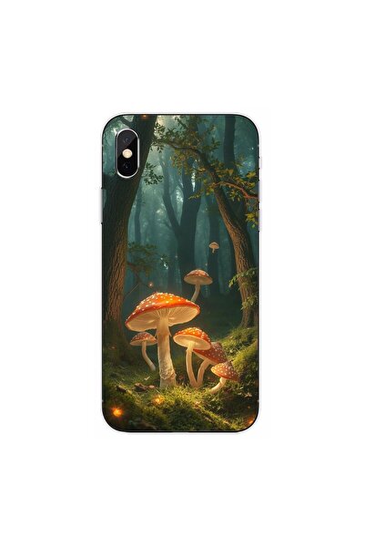 OEM Husa compatible with Apple iPhone XS Silicon Gel Tpu Model Glowing Magica...