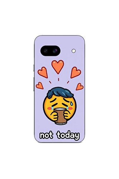 OEM Case compatible with Google Pixel 8A Silicon Gel Tpu Model Not Today