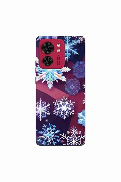OEM Husa compatibila cu Motorola Edge 40 Silicon Gel Tpu Model Fulgi de Gheata