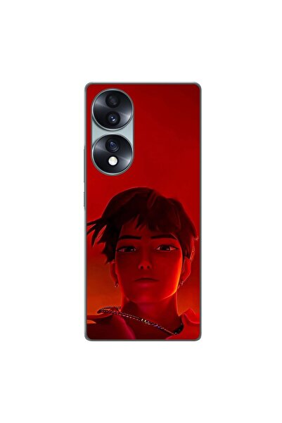 OEM Husa compatibila cu Honor 70 Silicon Gel Tpu Model KPop Demon Hunters Jin...