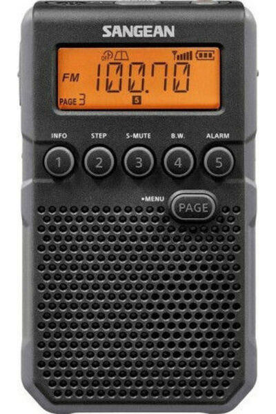 Sangean DT-800 Μίνι Ραδιόφωνο Μπαταρίας Μαύρο