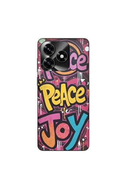 OEM Husa compatibila cu Honor X5c Plus Silicon Gel Tpu Model Peace and Joy Gr...