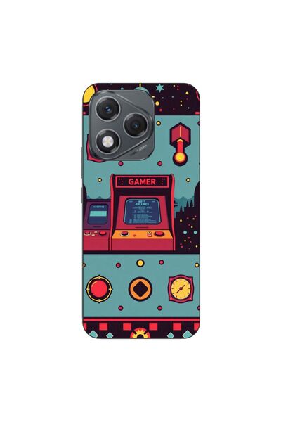 OEM Husa compatibila cu Honor 400 Lite Silicon Gel Tpu Model Gamer Arcade Room