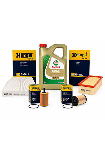 CASTROL Πακέτο αλλαγής λαδιών 5W40 για την ομάδα VAG - VW AUDI SKODA SEAT 1.9...