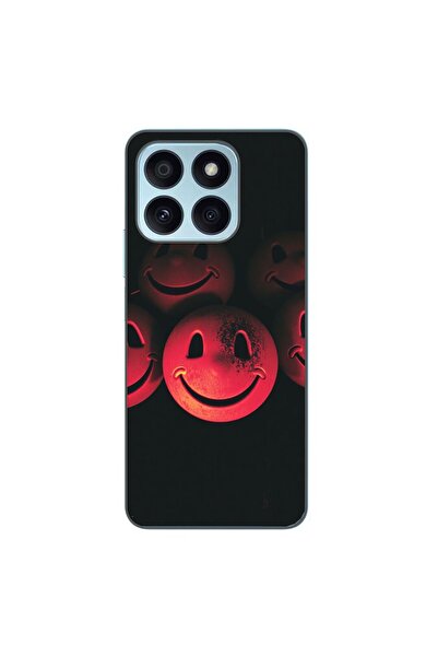 OEM Husa compatibila cu Honor X8b Silicon Gel Tpu Model Grungy Smiley Faces