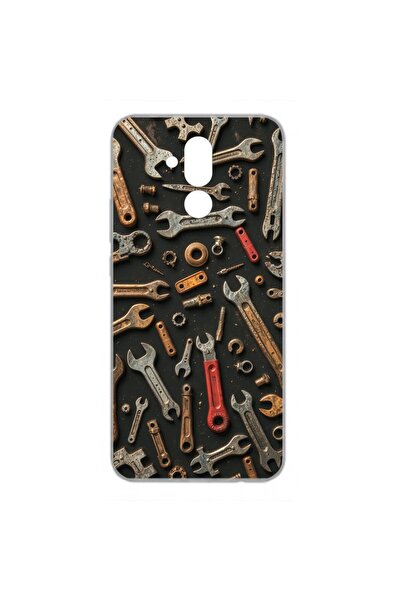 OEM Θήκη συμβατή με Huawei Mate 20 Lite από σιλικόνη gel TPU με σχέδιο μηχανι...