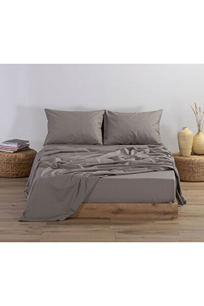 Nef Nef Homeware Nef Nef Βασικό Κατωσέντονο με λάστιχο 140x200+30 Μόκα