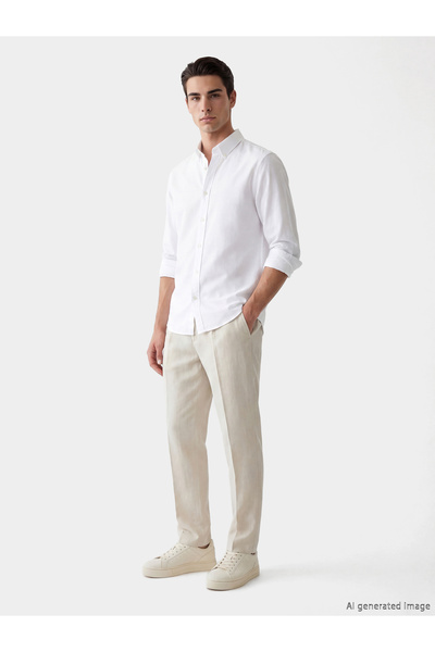 LC Waikiki Regular Fit Linen Blend Men's Trousers