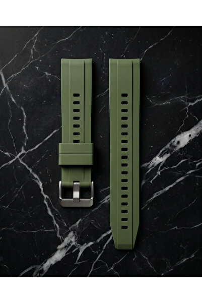 OEM Curea siliconica pentru ceas, verde, 20mm