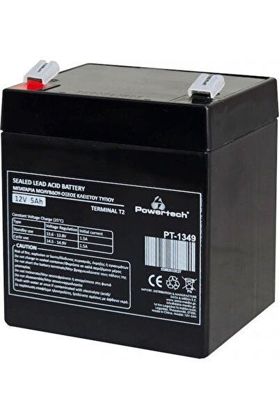 POWERTECH Μπαταρία UPS με χωρητικότητα 5Ah και τάση 12V PT-1349 1 τεμάχιο