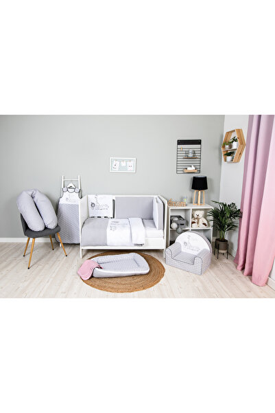 Bubaba Set de pat pentru bebelusi Safari – 6 piese – 100% bumbac