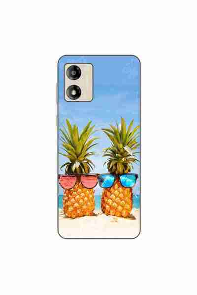 OEM Husa compatibila cu Motorola Moto E13 Silicon Gel Tpu Model Beach Pinneaples