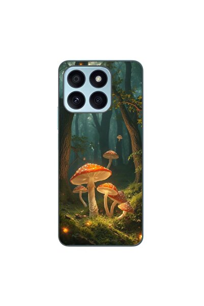 OEM Husa compatibila cu Honor X8b Silicon Gel Tpu Model Glowing Magical Mushr...