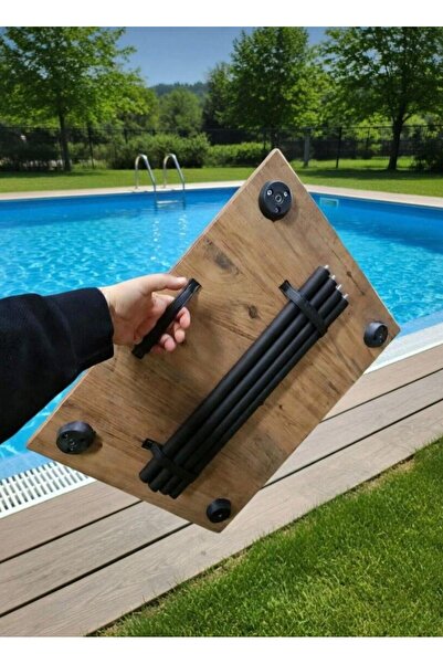 WOODENSA Katlanır Kamp Masası Balkon Bahçe Masası Piknik Masası Sehpası 60x45cm