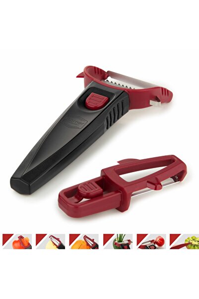 Borner Germany Börner Multi Peeler 3-piece Set Red