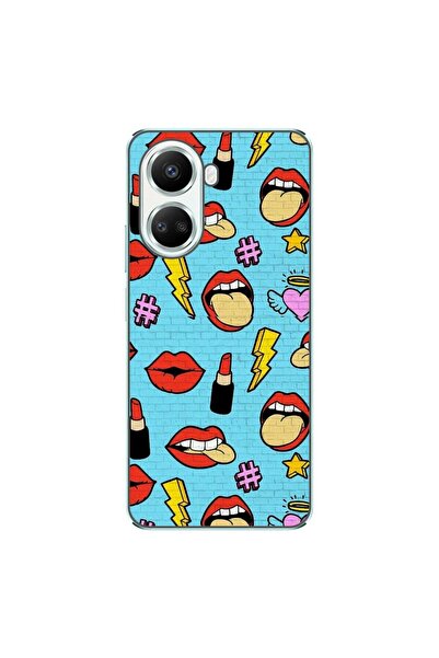 OEM Husa compatibila cu Huawei Nova 10 SE Silicon Gel Tpu Model Pop Art Lips