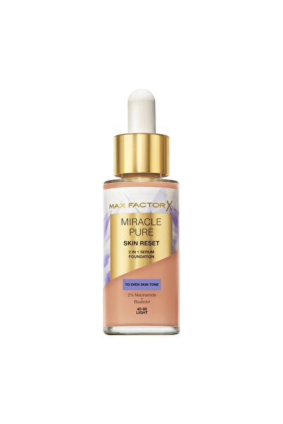 Max Factor MIRACLE PURE SKIN RESET SERUM FOUNDATION 40-60 30ML