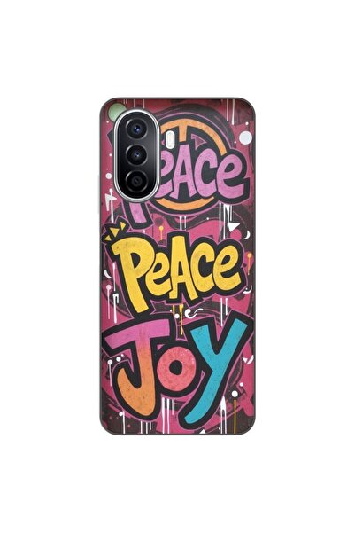 OEM Husa compatibila cu Huawei Nova Y70 Silicon Gel Tpu Model Peace and Joy G...