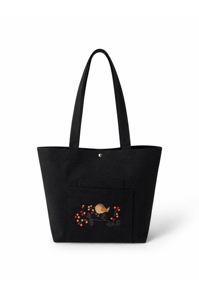 Nexora Collection Pinterest Canvas Fabric Multi-Purpose Picnic Beach Bag Suitable for Daily Use