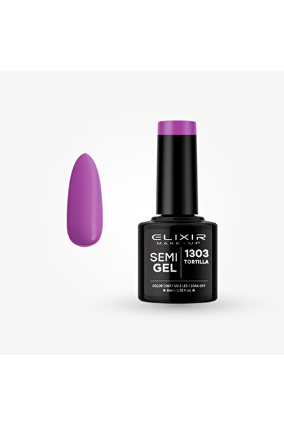Elixir SEMIGEL ΗΜΙΜΟΝΙΜΟ ΒΕΡΝΙΚΙ ΝΥΧΙΩΝ 1303 TORTILLA 8ML