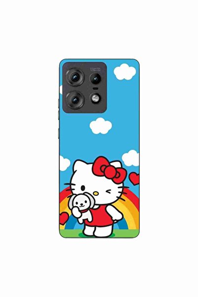 OEM Case compatible with Motorola Edge 50 Pro Silicone Gel Tpu Hello Kitty Ra...