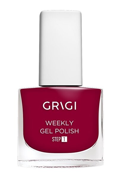 Grigi WEEKLY GEL NAIL POLISH NEW FORMULA EXTRA STRONG 649 AMAZING Red WATERME...