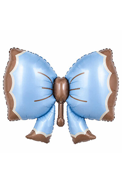 BeySüS Retro Blue Bow Foil Balloon