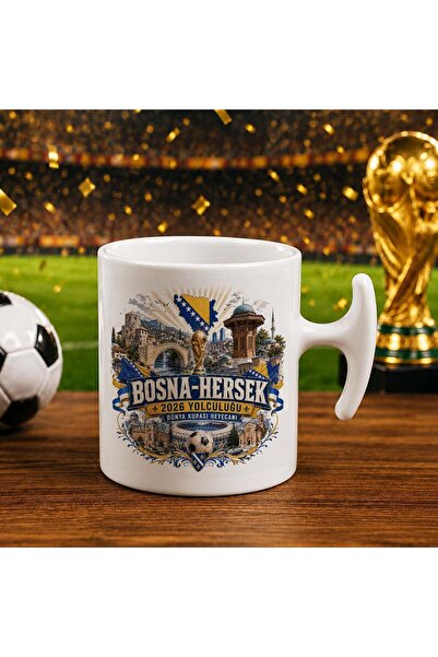 Bk Gift Bosnia-Herzegovina Fan Themed World Football Cup Designed Hammer Trop...
