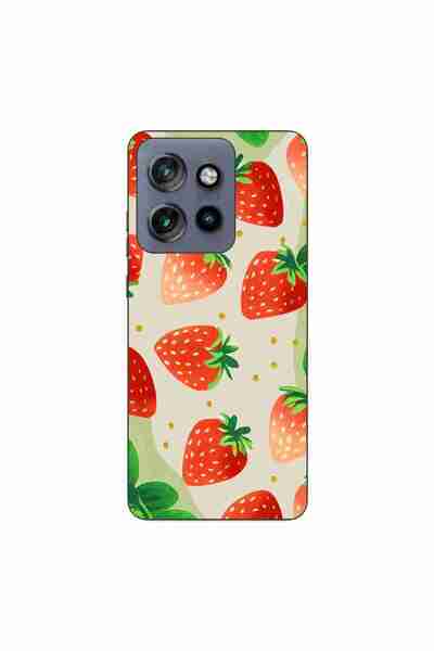 OEM Husa compatibila cu Motorola Edge 50 Neo Silicon Gel Tpu Model Capsuni Pa...