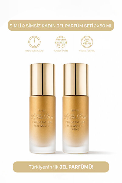 La Via Dore Rubis Simli Ve Simsiz Kadın Jel Parfüm Seti 50 ml EDP
