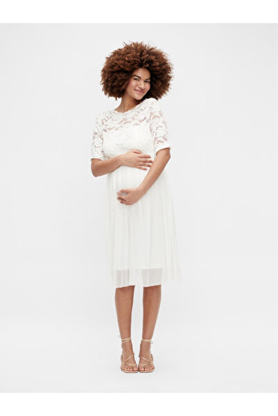 MAMALICIOUS Rochie gravide cununie civila - Mivana Mesh 2/4