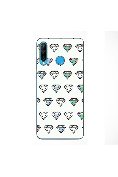 OEM Husa compatibila cu Huawei P30 Lite Silicon Gel Tpu Model Diamonds Patter...