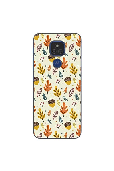 OEM Θήκη συμβατή με Motorola Moto E7 Plus, από σιλικόνη gel TPU, με φθινοπωρι...