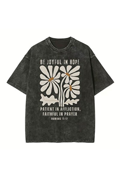 bellanova Unisex Oversize T-shirt με στάμπα Streetwear Άνετη εφαρμογή Daily P...
