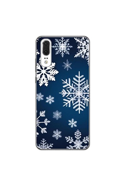 OEM Husa compatibila cu Huawei P20 Silicon Gel Tpu Model Fulgi de Nea