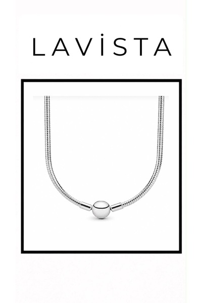Lavista Silver Yuvarlak Top Model Gümüş Kolye