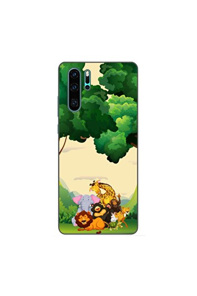 OEM Husa compatibila cu Huawei P30 Pro Silicon Gel Tpu Model Jungla cu Animale