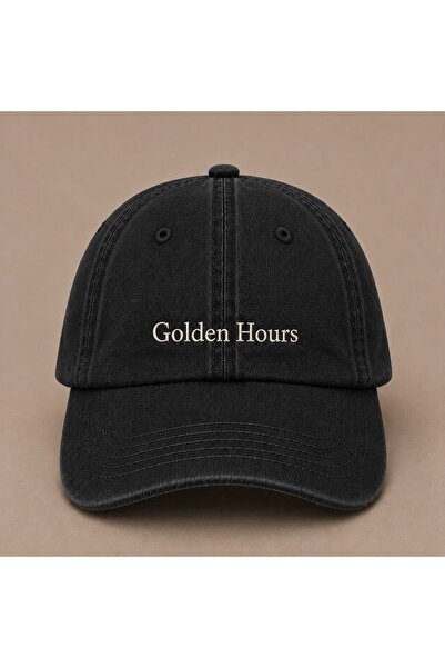 WeavedCo قبعة نسائية ذات طابع جمالي مطبوع عليها Golden Hour، قابلة للغسل، بتص...