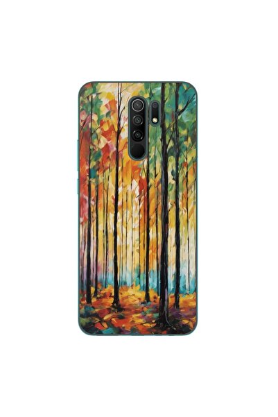 OEM Husa compatibila cu Xiaomi Redmi 9 Silicon Gel Tpu Model Colored Forest Art