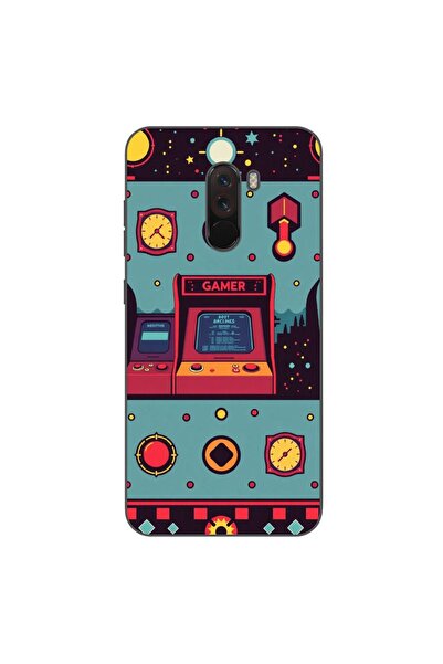 OEM Husa compatibila cu Xiaomi Pocophone F1 Silicon Gel Tpu Model Gamer Arcad...
