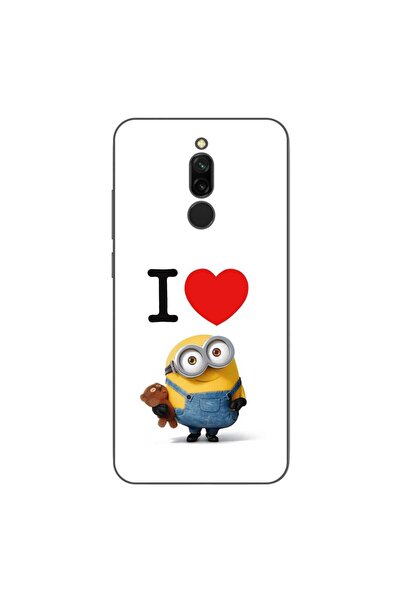 OEM Husa compatibila cu Xiaomi Redmi 8 Silicon Gel Tpu Model I Love Minions