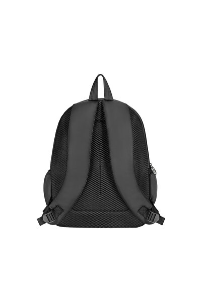 Beşiktaş Rucsac cu logo licențiat - Rucsac negru cu 3 compartimente