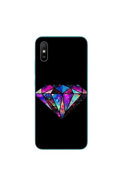 OEM Калъф, съвместим с Xiaomi Redmi 9A, силиконов гел TPU модел, диамантено ч...
