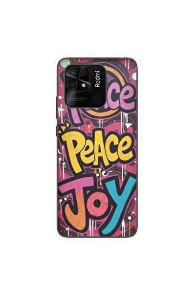 OEM Husa compatibila cu Xiaomi Redmi 10C Silicon Gel Tpu Model Peace and Joy ...