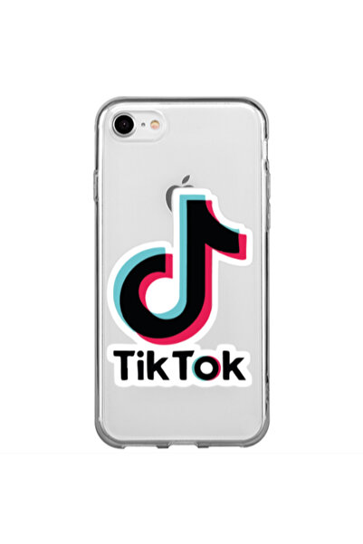 Other Apple iPhone SE 2020 Tik Tok Transparent Silicone TPU Θήκη