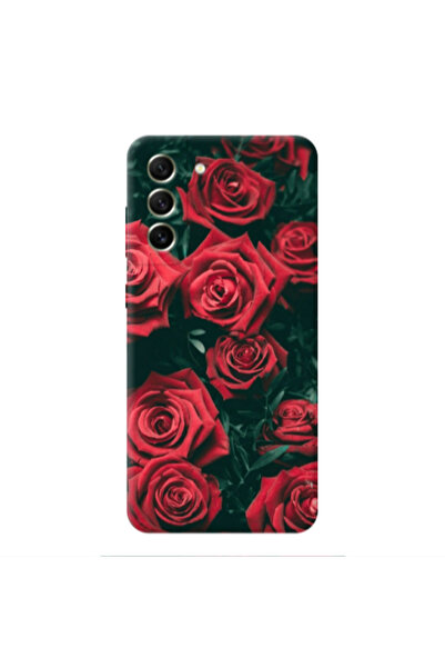 Other Samsung S21 PLUS Red Roses Transparent Silicone TPU Θήκη