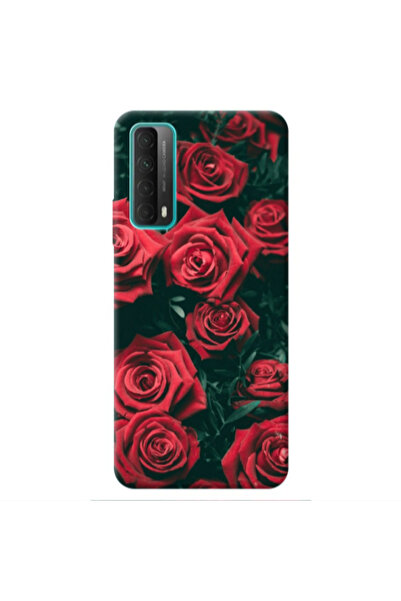 Other Huawei P Smart 2021 Red Roses Transparent Silicone TPU Θήκη