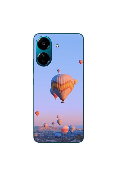 OEM Калъф, съвместим с Xiaomi Redmi 13C 4G, силиконов гел TPU с шарка на възд...