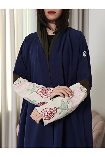 NEEDLE Washed Crepe Abaya with Stylish and Elegant Summer Style and Embroidery