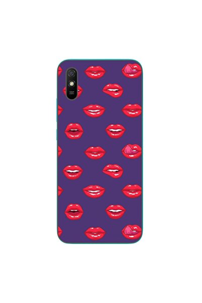 OEM Husa compatibila cu Xiaomi Redmi 9A Silicon Gel Tpu Model Buze Pattern